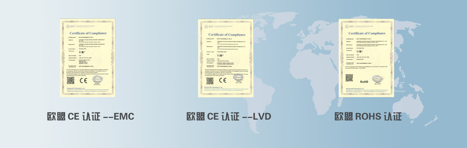 CE & ROHS認證